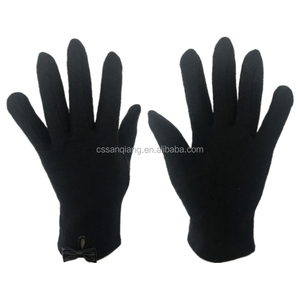 <span class=keywords><strong>Gants</strong></span> d'hiver noirs personnalisés pour femmes musulmanes, en <span class=keywords><strong>laine</strong></span>, chauds, compatibles écran tactile avec détection <span class=keywords><strong>de</strong></span> pointeaux - Product Image 1