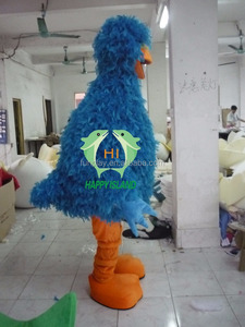 Hola CE mejor venta barato de Gran pájaro azul animal traje de la mascota de alquiler venta