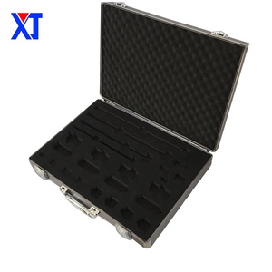 Personalizzabile Schiuma Strumento di Metallo Scatole di Custodia In Alluminio Pista da ballo Caso di Volo - Product Image 5