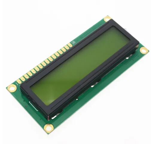 LCD1602 1602 Modul Gelbgrüner Bildschirm 16x2 Zeichen LCD-Anzeige modul