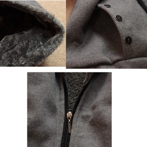 YSMARKET S-3XL Vendita Calda Casuale Delle Donne Ispessisce il Cappotto Caldo Femminile Vestiti Cappotto Con Tasche A Maniche Lunghe Con Cappuccio <span class=keywords><strong>Top</strong></span> E9998 - Product Image 6
