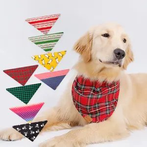 Atacado Novo Estilo Triângulo Bandana Cachecol Cão Acessórios Do Cão Feito Sob Encomenda Original