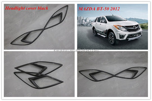 อุปกรณ์ตกแต่งภายนอกรถยนต์ ฝาครอบไฟหน้าพลาสติก ABS <span class=keywords><strong>ส</strong></span>ีดำด้าน <span class=keywords><strong>ส</strong></span>ำหรับรถยนต์ MAZDA <span class=keywords><strong>2012</strong></span> <span class=keywords><strong>BT50</strong></span> - Product Image 6