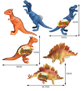 12PCS hỗn hợp gói bán buôn PVC chất liệu Nhựa Khủng Long hình đồ chơi cho trẻ em Bộ sưu tập - Product Image 6