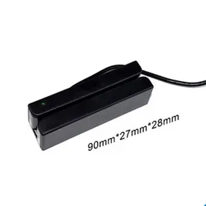Hochwertiger Mini MSR Long USB 3 Tracks Magnetst reifen leser MSR90