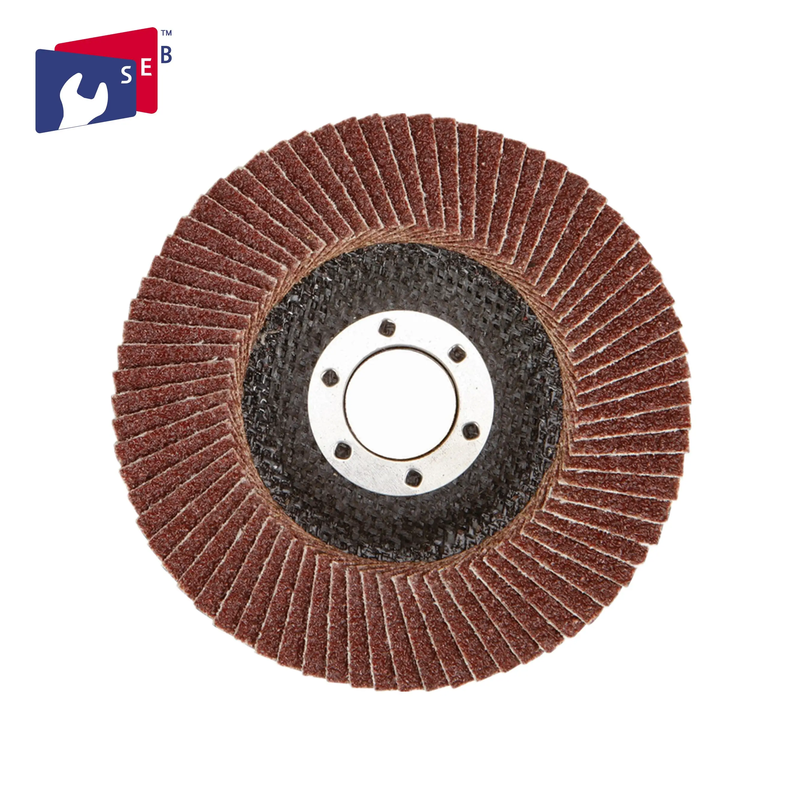 4-1/2 "Aluminium Oxide Grinding Wheel Kertas Pasir Flap Disc 150 Grit