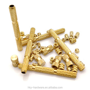 M1.4 <span class=keywords><strong>M1.6</strong></span> M2 M2.5 M3 M6 M8Brass Có Khía Đồng Thau Chèn <span class=keywords><strong>Nut</strong></span> Cho Ép Nhựa - Product Image 3