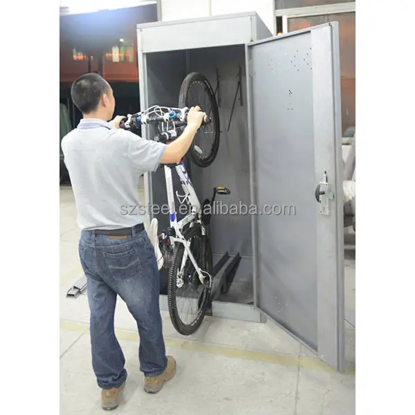 Armario de almacenamiento Vertical para bicicletas, armario de almacenamiento para garaje, SFS-VBL101 personalizado CN;GUA