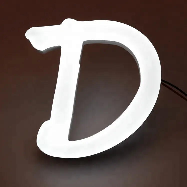 Logotipo decorativo varios estilo led de iluminación de acrílico