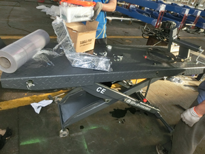 Elevador de Tijera personalizado portátil, DML, 500kg, mesa neumática de aire para motocicleta - Product Image 4