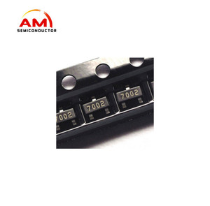 ซิลค์สกรีน<span class=keywords><strong>2N7002</strong></span> SOT-23 7002/60V NPN ชิ้นส่วนอิเล็กทรอนิกส์ SMD N-Channel <span class=keywords><strong>FET</strong></span> 0.115A - Product Image 1