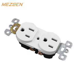 EE. UU. Estándar 15amp 125V Salida dúplex NTS15 Interruptores de pared resistentes a manipulaciones Enchufe - Product Image 2