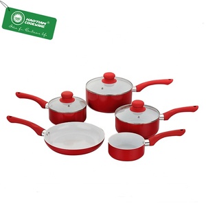 Salsa di pentole di <span class=keywords><strong>Alluminio</strong></span> da cucina <span class=keywords><strong>In</strong></span> Ceramica Set di Pentole latte padelle - Product Image 2