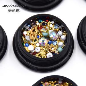 Nuovo arrivo 1 scatola di forma mista unghie decorazioni artistiche - Product Image 3