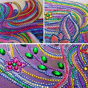 COOLEVE Dipinto Diamantato 3D Fatto a Mano, Lussuoso Artigianato Artistico per Decorazione Casa, Raffigura un Cavallo Dipinto a Mano, Regalo per <span class=keywords><strong>Amanti</strong></span> degli Animali - Product Image 4