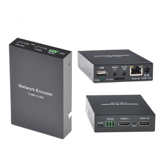 4K H.265 IPTV Encoder Video Streaming Server to HD 1080P@60fps SDI CVBS to UDP IP Recording Devices