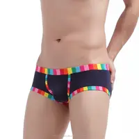 Men's cotton Boxers Mens brand underwear boys in the shorts of the photo