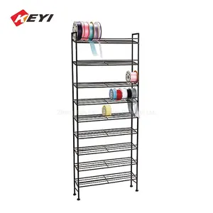 Tùy Chỉnh Bán Buôn Kệ Bán Lẻ Ribbon Hiển Thị Giá Cho Hộp Quà Tặng Bao Bì, Ribbon Display Stand