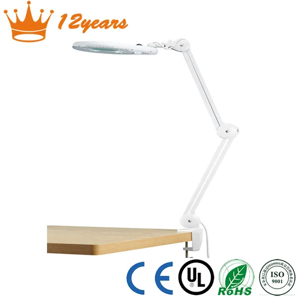 8066d2-4c Magnifying Lamp Best Selling Clip Type Optical 8066d2-4c Magnifying LED Lamp 5X Magnifier With Led Light