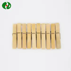 6 cm China Barato Cor Natural De Bambu Ou De Madeira Prendedores de Roupa