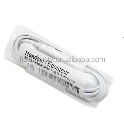 Wholesale High Quality In-ear Stereo Headset Mobile Earphone China 1M for Samsung Galaxy S4 Mobile Phone Microphone Sustainable