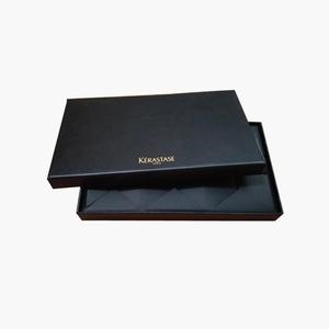 Logo personalizzato scatola regalo magnetica inserto in schiuma per la cura dei capelli di lusso a forma di libro di cartone nero opaco Packaging per capelli - Product Image 4