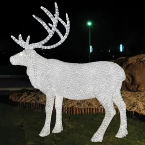 3d outdoor kerst decoratie led licht rendieren