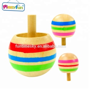 Dernier style de mini <span class=keywords><strong>toupies</strong></span> en bois pour enfants mignon AT11949 - Product Image 2