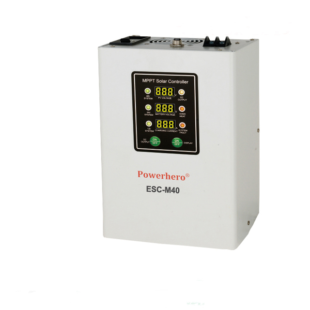 Solar Power System Usage Solar Charger Controller MPPT with 40A Charging Current
