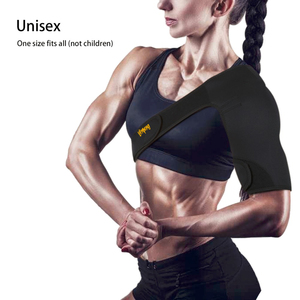 100% Neopren Wasserdichte <span class=keywords><strong>Sibote</strong></span> Doppel-Einzelschulterstütze für Schulterbandage/Schulterorthese - Product Image 2