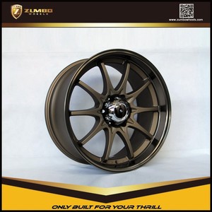 ZUMBO F7647 Semi Máquina de Bronce Mate Labio + Bronce Cataphoreisis Coche 20 "Llantas de Aleación - Product Image 2