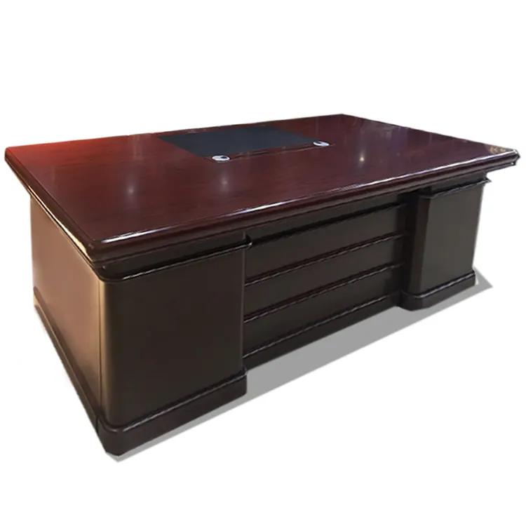 オフィス家具モダン木製オフィスデスク最新オフィステーブルデザイン