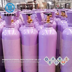 Botellas de Gas de helio Industrial de acero sin costuras