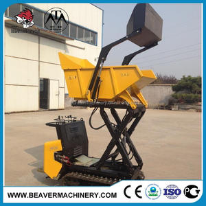 CE 800 kg Karet Track Crawler Mini Dumper Hidrolik Pemuatan Diri MMT60 dengan Sekop - Product Image 5