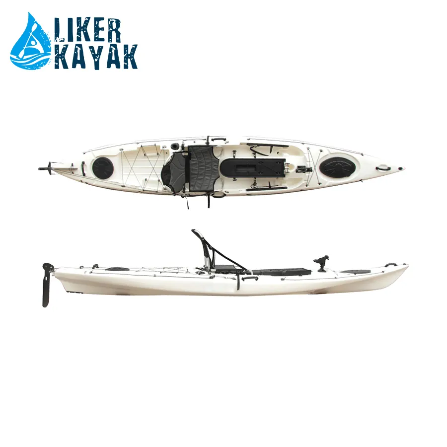 Liker kayak Portatile Rafting Canoa Kayak Da Pesca In Plastica, Prezzo Competitivo di Plastica Canoa