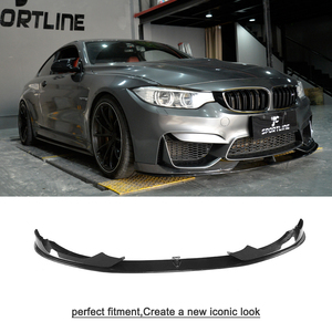 3 pcs/ensemble En Fiber De Carbone F82 M4 Spoiler Avant pour <span class=keywords><strong>BMW</strong></span> F80 <span class=keywords><strong>M3</strong></span> F82 F83 M4 14-18 - Product Image 5