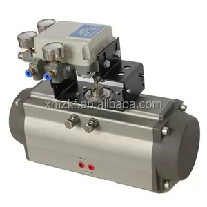 1/4 turn pneumatic rotary actuator with valve positioner