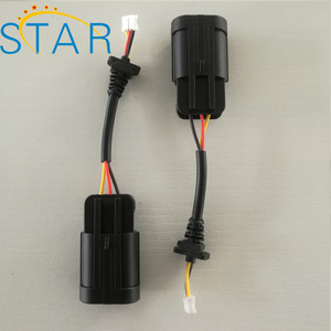 Chicote elétrico automotivo de 3 pinos, conector fêmea impermeável do injetor de combustível, 2 peças, fabricante de chicotes elétricos para carros - Product Image 4