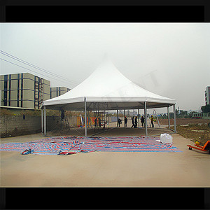 Tente <span class=keywords><strong>cirque</strong></span> multi-côtés, 3x12m, pour camping-car avec cadres en Aluminium robustes, tente hexagonale - Product Image 4