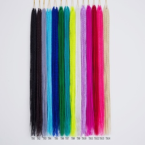 Tomo — tresses sénégalaises synthétiques au <span class=keywords><strong>Crochet</strong></span>, Extensions de cheveux, torsadées, 24 pouces - Product Image 3