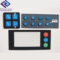 Clavier à membrane avec superpositions graphiques PET Meiborui de qualité supérieure