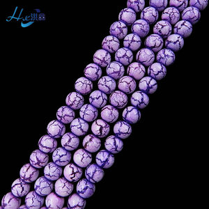 Gros Coloré Verre Matériel Lâche Ronde Perles <span class=keywords><strong>Larimar</strong></span> - Product Image 6