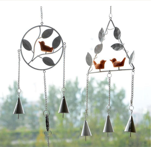 2018 del metal al por mayor pájaro colgando campanas eólicas accesorios para el hogar artículos de decoración - Product Image 2