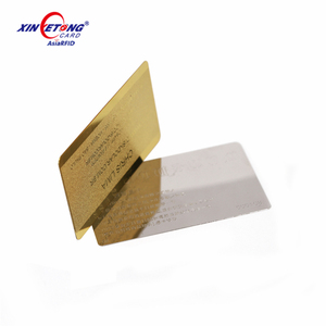 Customized Elegant Etched Golden Business/ VIP/Membership/<strong>Loyalty</strong> Metal Card China Manufacturer - Product Image 5
