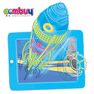 อิเล็กทรอนิกส์เรืองแสงแฟลชเด็กเมจิกแท็บเล็ต<span class=keywords><strong>3d</strong></span> กระดานวาดภาพ - Product Image 2