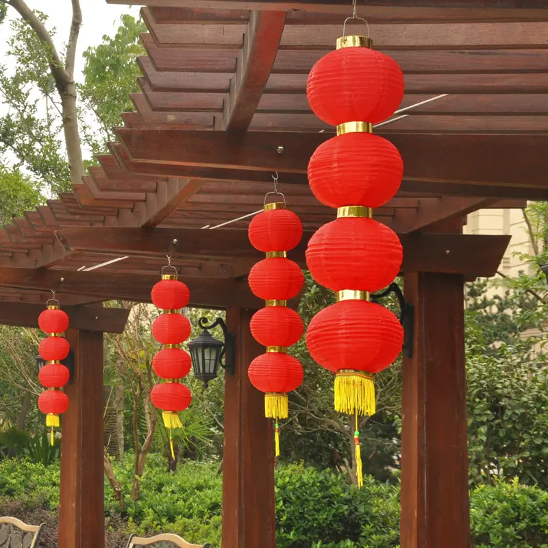 Wholesale Traditional Chinese Outdoor Red Lantern New Year Decoration