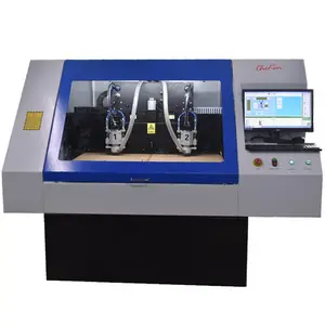 High Speed LED Aluminium PCB circuit board making machine Price/ 2 axis CNC drilling and routing equipment