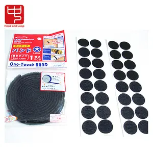 Self Adhesive Sticky Hook And Loop Dots With Anti-sticking Paper