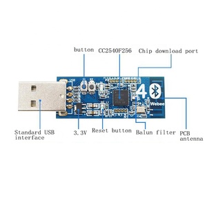 Adaptador BLE Taidacent, Analizador de Protocolo BTool, Herramienta de Captura de Paquetes BTool, Detector de Paquetes CC2540 BLE 4.0, Adaptador de Dongle USB - Product Image 4
