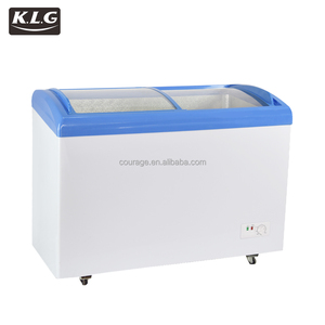 Réfrigérateur portable hermétique avec porte en verre, 15 l, pour conserver de la crème glacée, livraison gratuite - Product Image 2